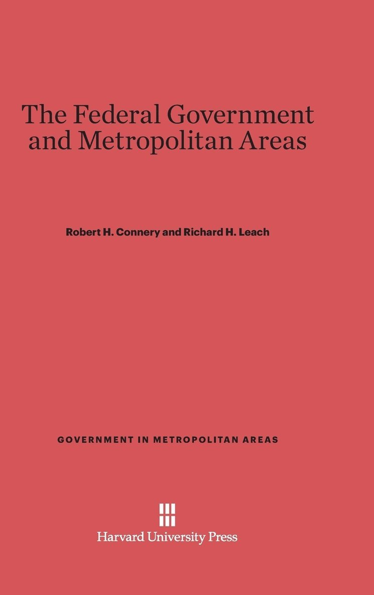The Federal Government and Metropolitan Areas 1