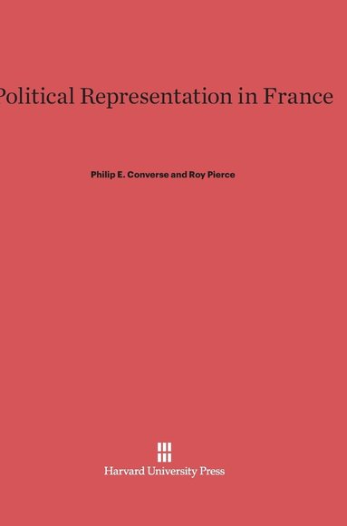 bokomslag Political Representation in France