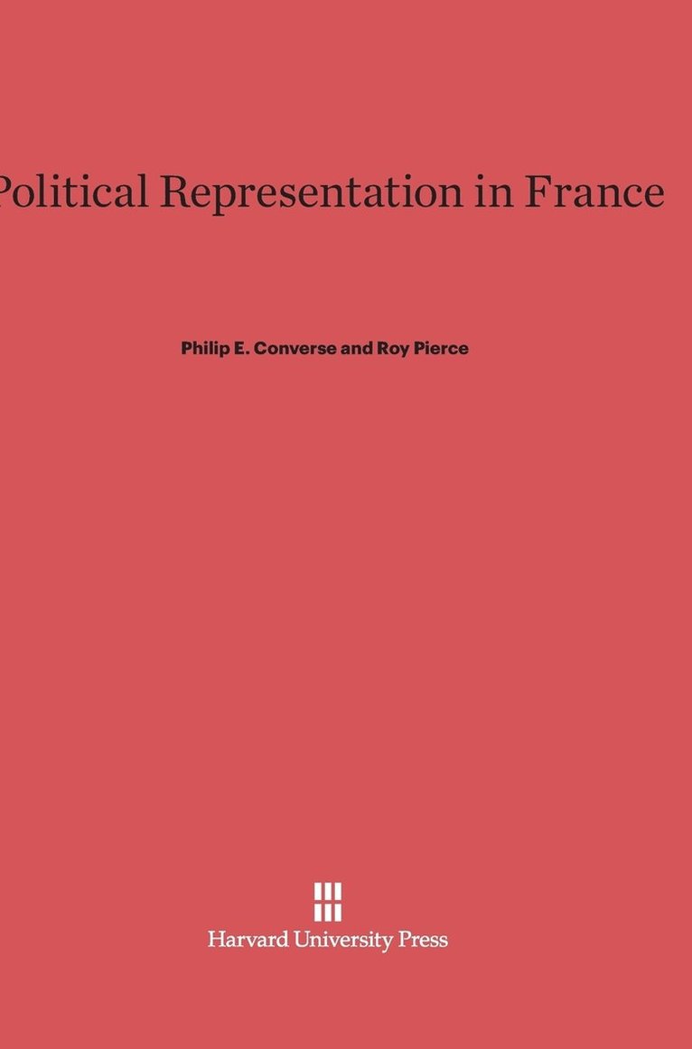Political Representation in France 1