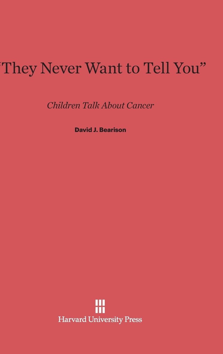 &quot;They Never Want to Tell You&quot; 1