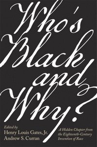 bokomslag Who's Black and Why?
