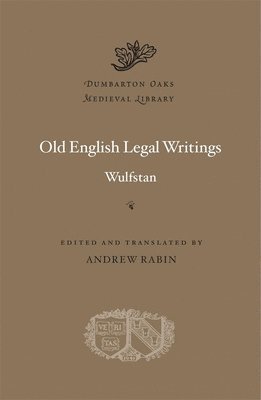 bokomslag Old English Legal Writings