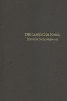 bokomslag Cambridge Songs (Carmina Cantabrigiensia)