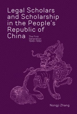 Legal Scholars and Scholarship in the Peoples Republic of China 1