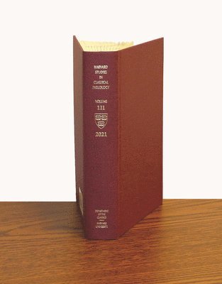 Richard F. Thomas, Kathleen M. Coleman, Ivy J. Livingston - Harvard Studies in Classical Philology, Volume 111, Inbunden