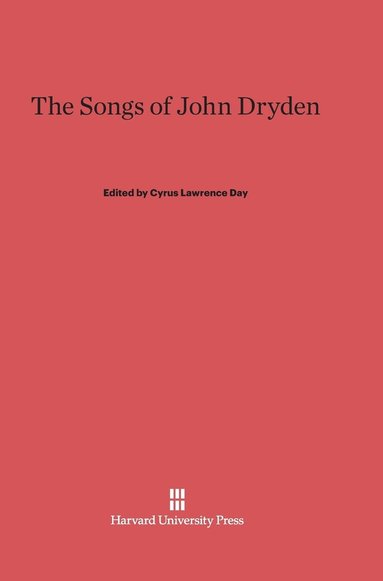 bokomslag Songs of John Dryden