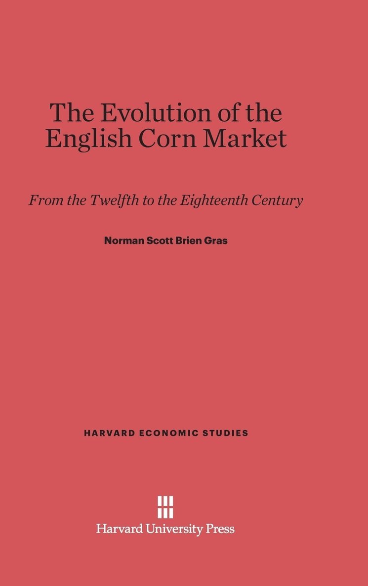 The Evolution of the English Corn Market