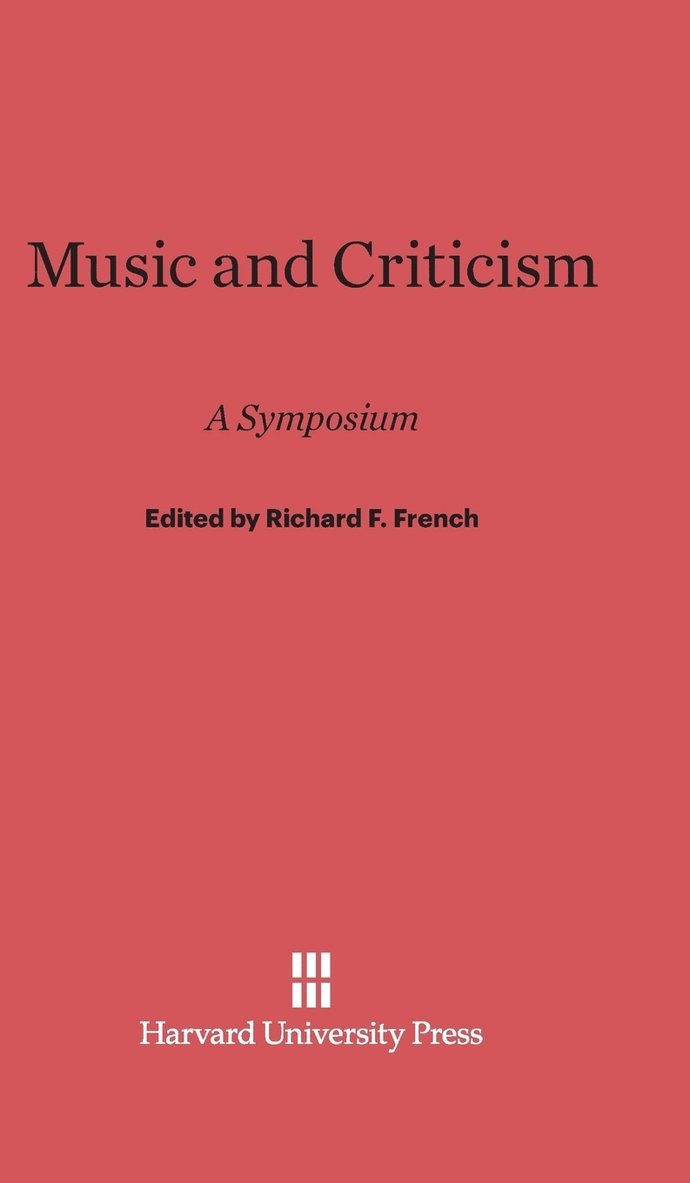 Music and Criticism 1