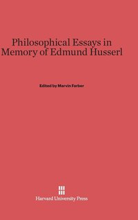 bokomslag Philosophical Essays in Memory of Edmund Husserl
