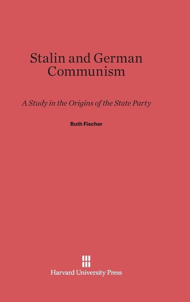 bokomslag Stalin and German Communism