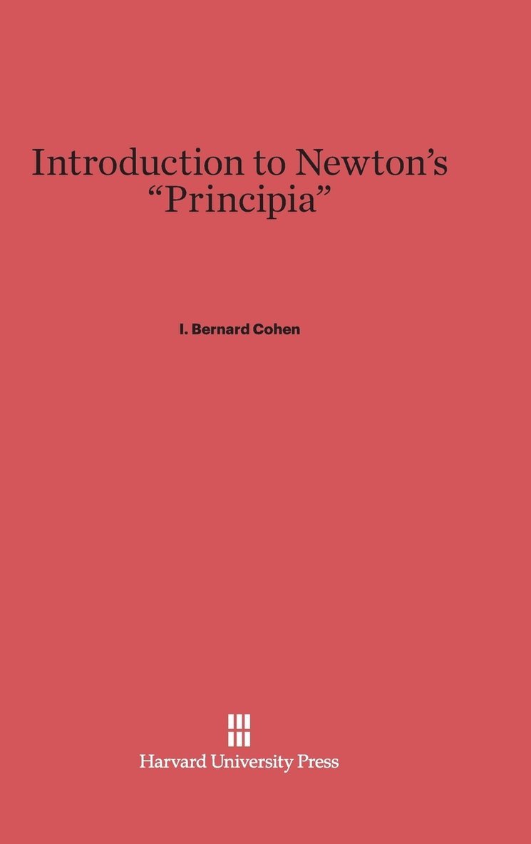 Introduction to Newton's &quot;Principia&quot; 1