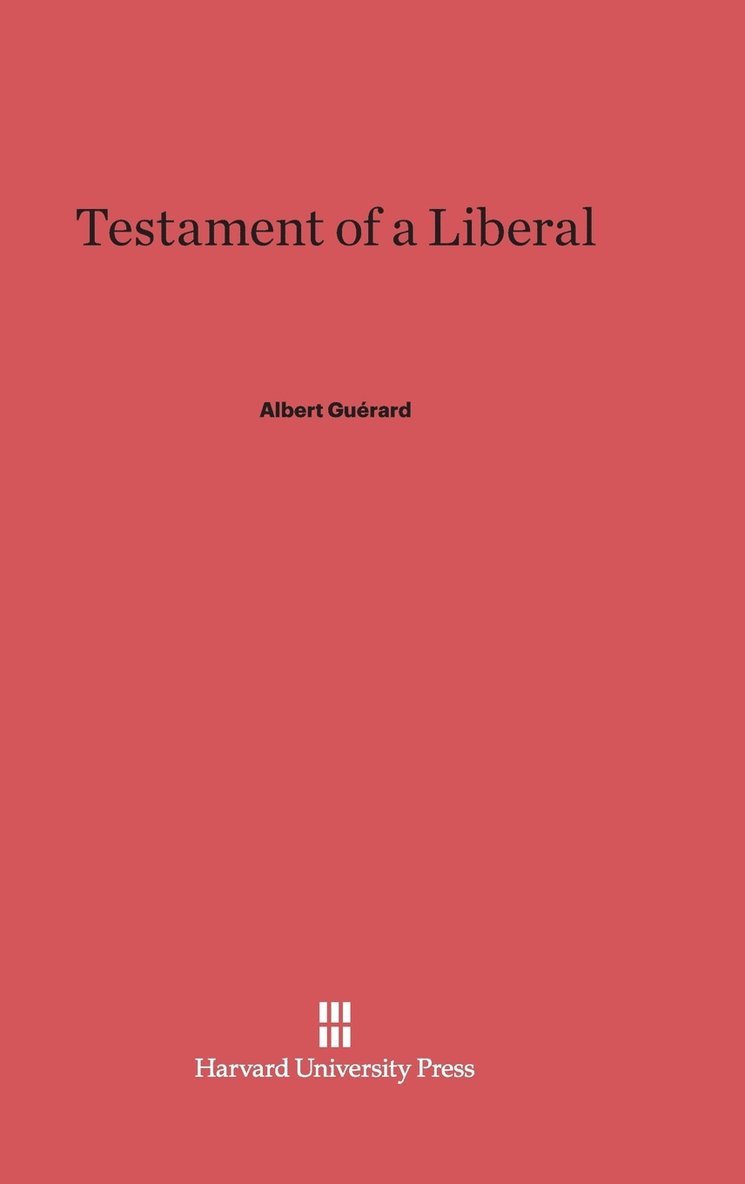 Testament of a Liberal 1