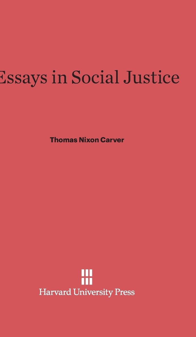 Essays in Social Justice