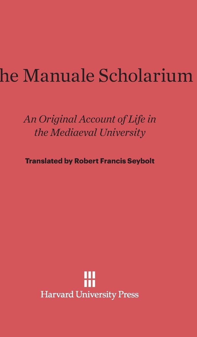 The Manuale Scholarium 1