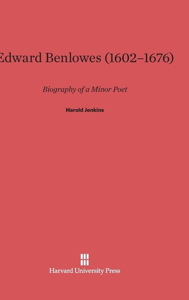 bokomslag Edward Benlowes (1602-1676)