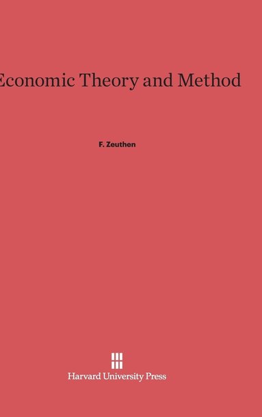 bokomslag Economic Theory and Method