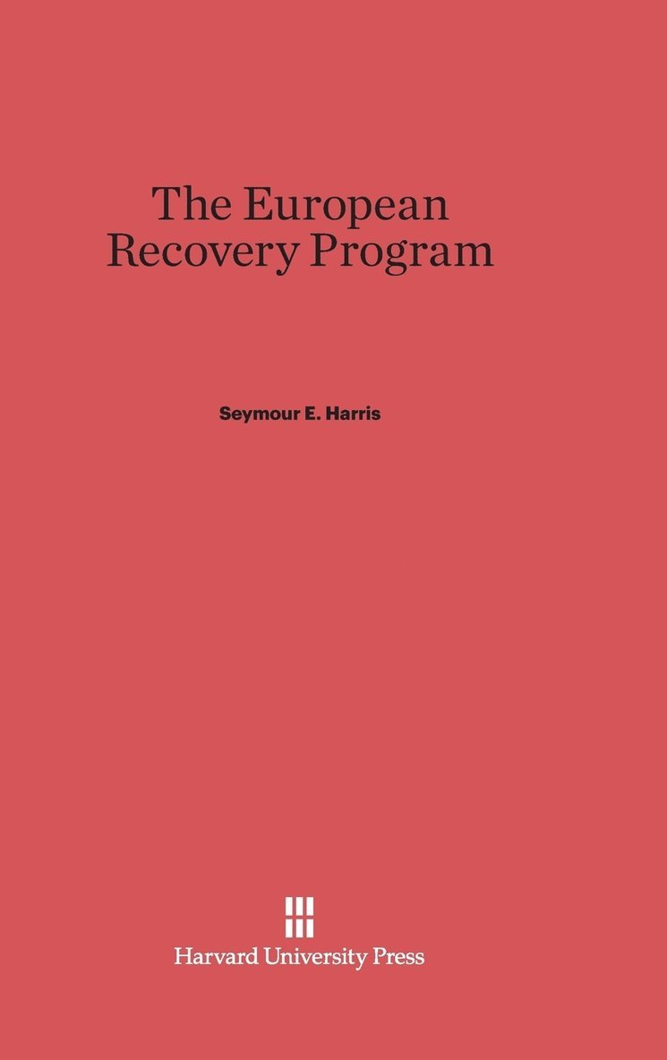The European Recovery Program 1