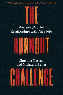 Christina Maslach, Michael P. Leiter - Burnout Challenge, Häftad