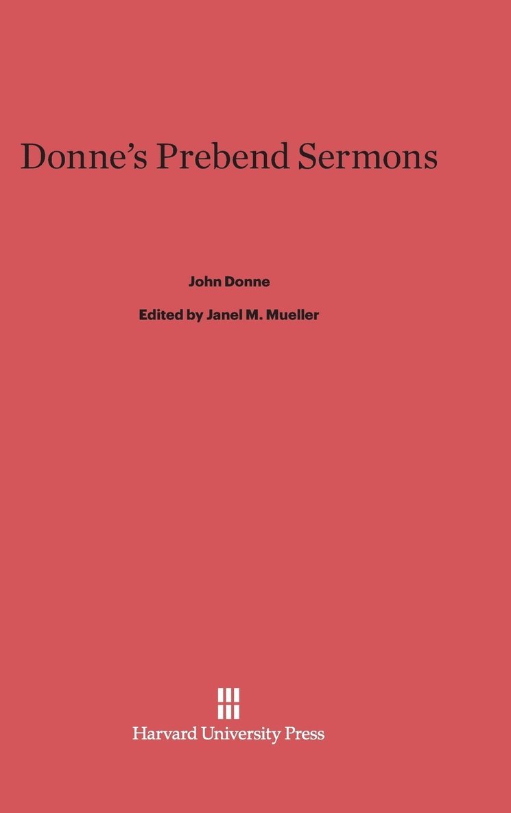 Donne's Prebend Sermons 1