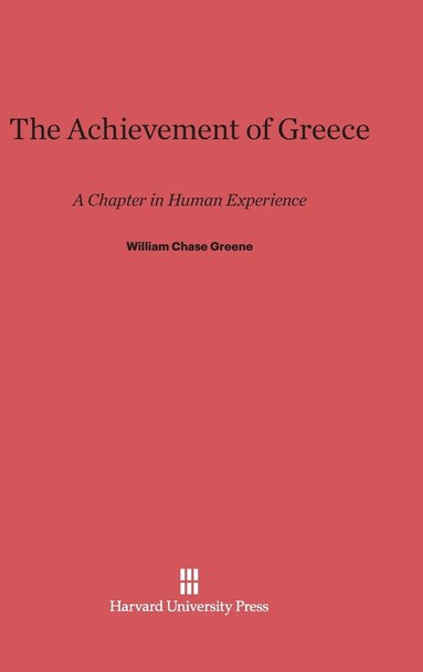 bokomslag The Achievement of Greece