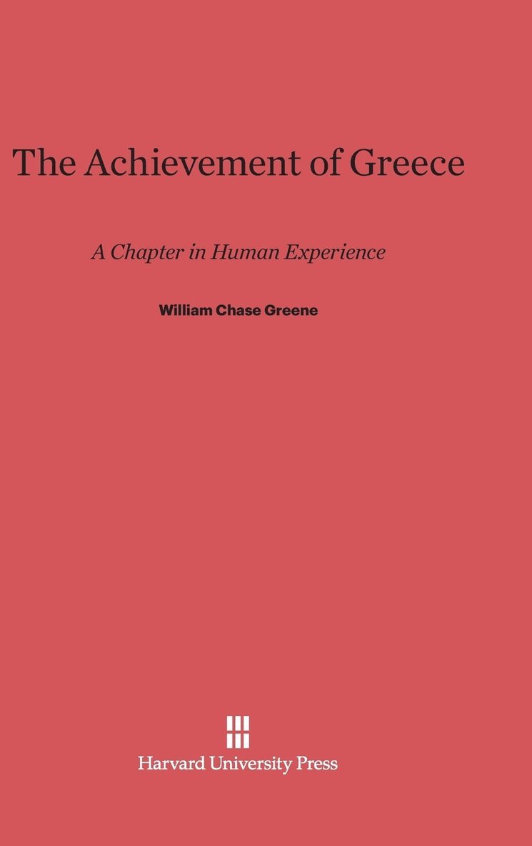 The Achievement of Greece 1