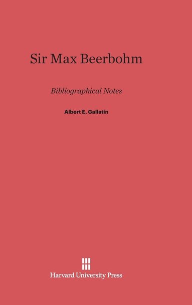 bokomslag Sir Max Beerbohm