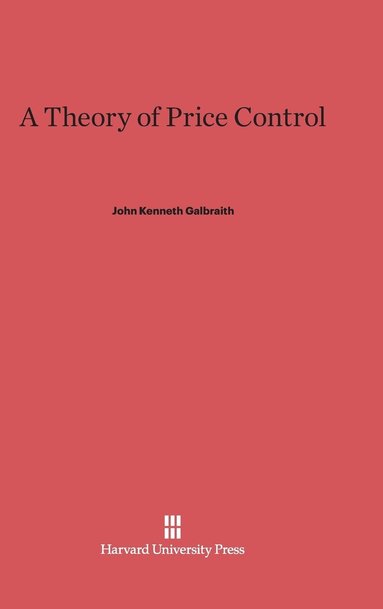 bokomslag A Theory of Price Control