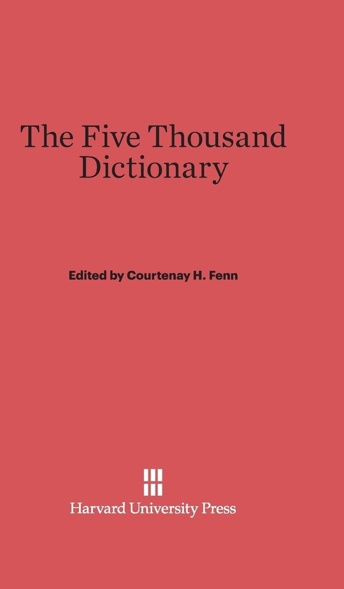 The Five Thousand Dictionary 1