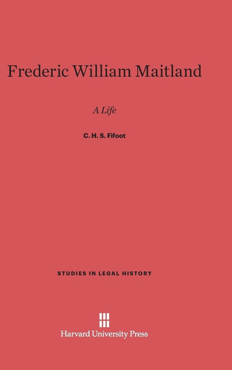 Frederic William Maitland 1