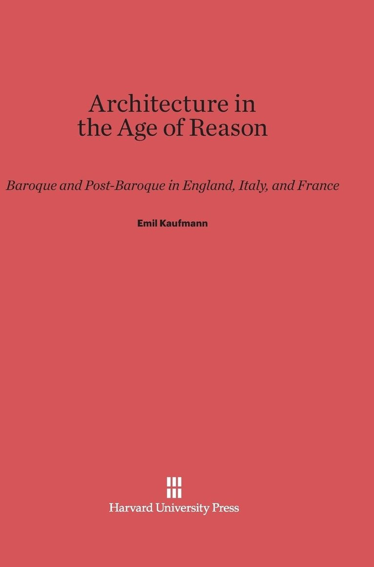 Architecture in the Age of Reason 1