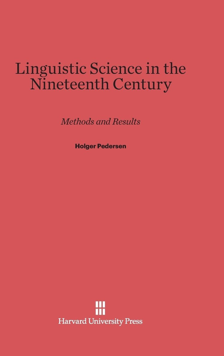 Linguistic Science in the Nineteenth Century 1