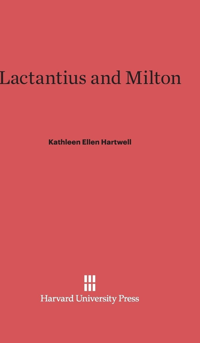 Lactantius and Milton 1