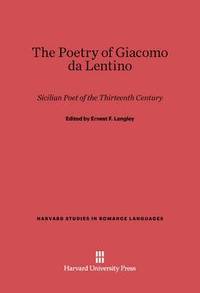 bokomslag The Poetry of Giacomo Da Lentino