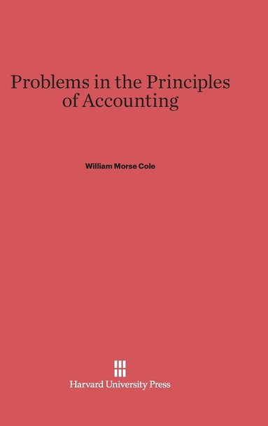 bokomslag Problems in the Principles of Accounting