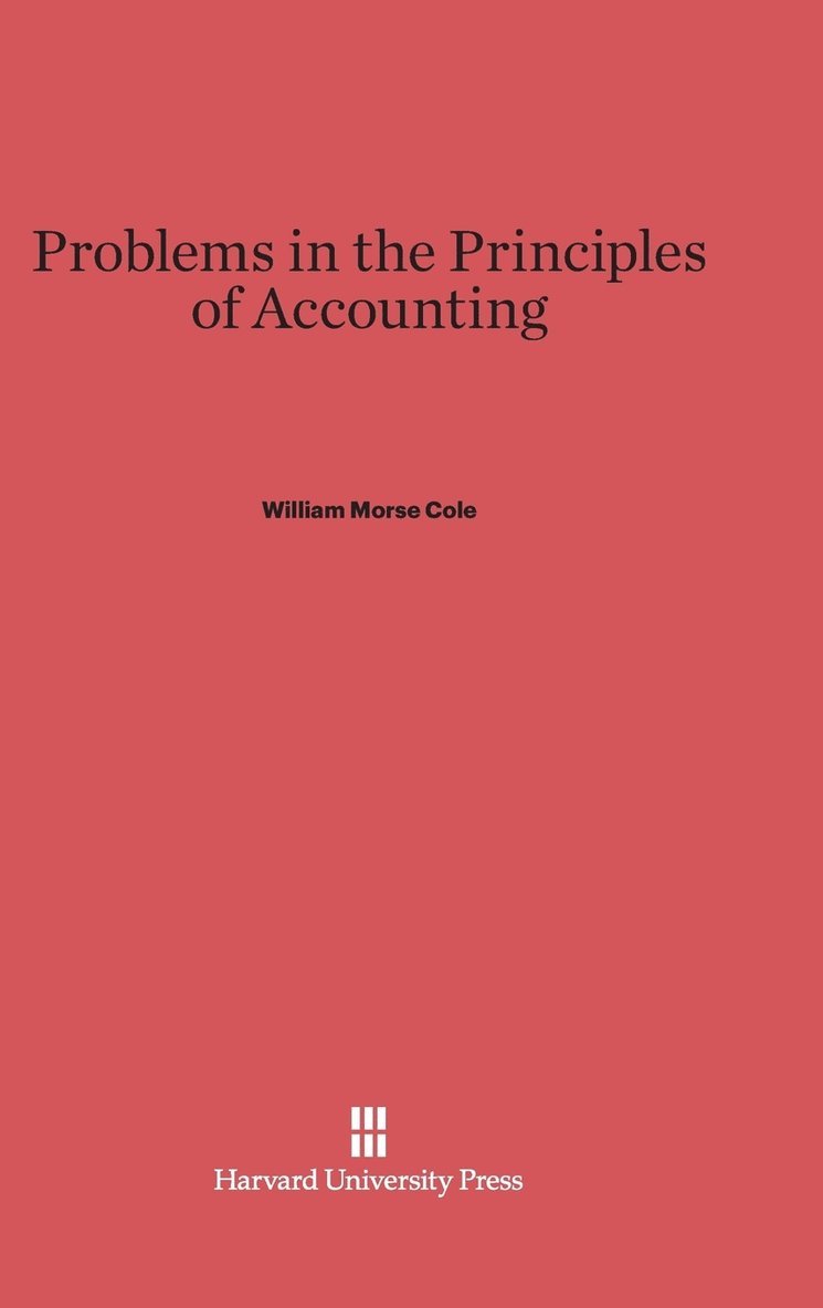 Problems in the Principles of Accounting 1