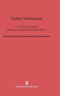 bokomslag Index Verborum