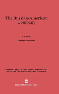 bokomslag The Russian-American Company