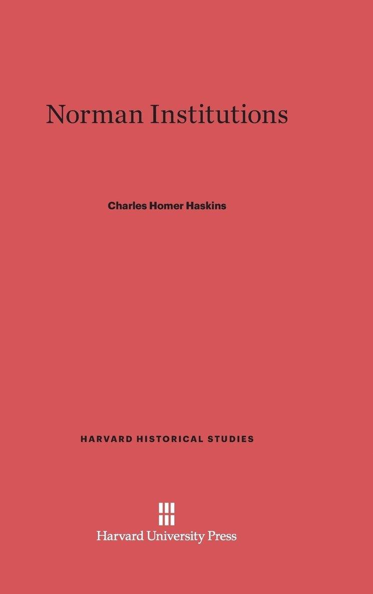 Norman Institutions 1