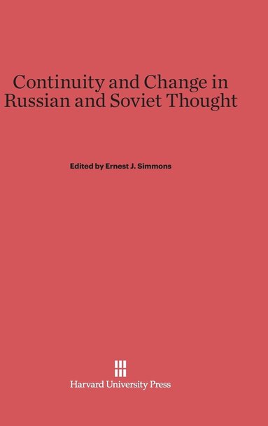 bokomslag Continuity and Change in Russian and Soviet Thought