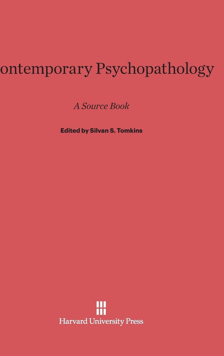 Contemporary Psychopathology 1