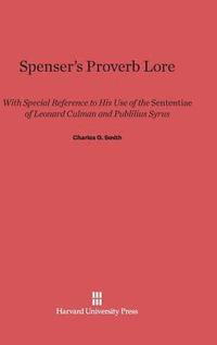 bokomslag Spenser's Proverb Lore