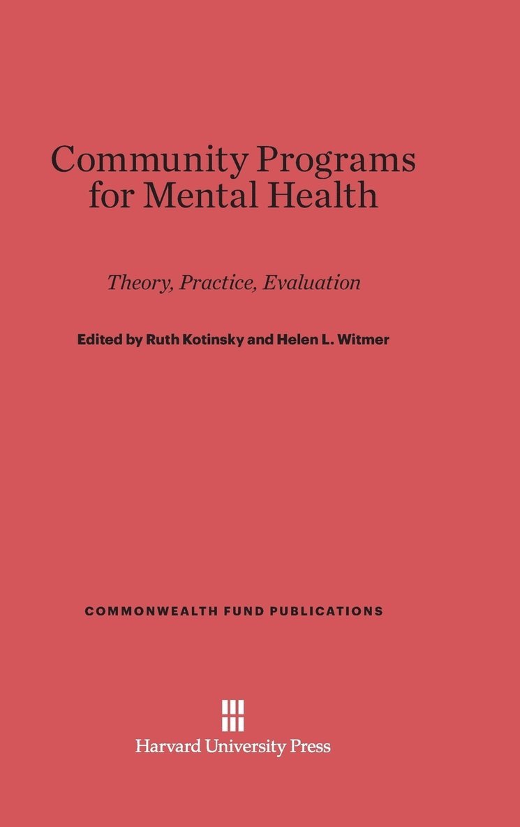 Community Programs for Mental Health 1