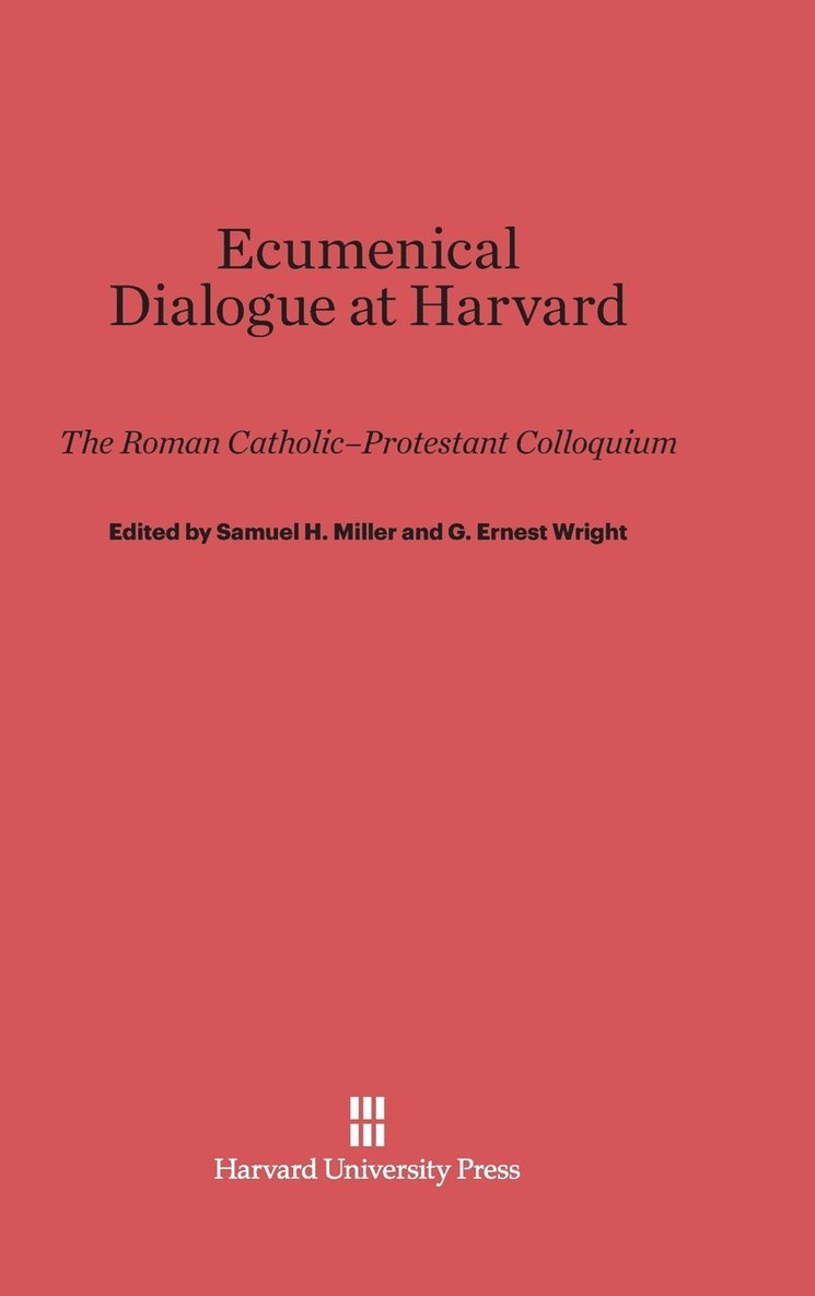 Ecumenical Dialogue at Harvard 1