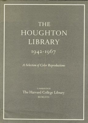 Harvard University Houghton Library - Houghton Library, 1942–1967, Inbunden