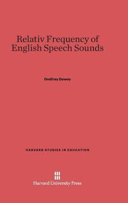 bokomslag Relative Frequency of English Speech Sounds