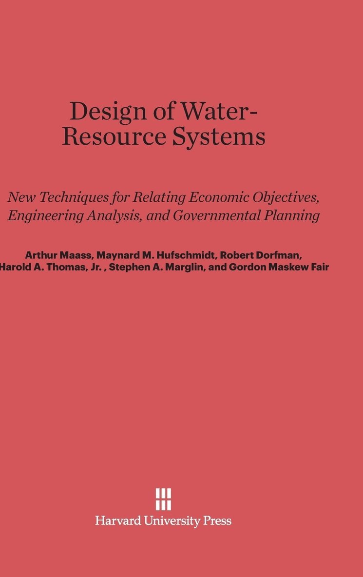 Design of Water-Resource Systems 1