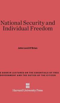 bokomslag National Security and Individual Freedom