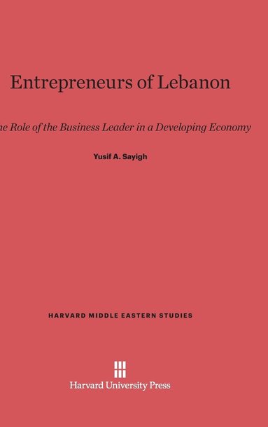 bokomslag Entrepreneurs of Lebanon