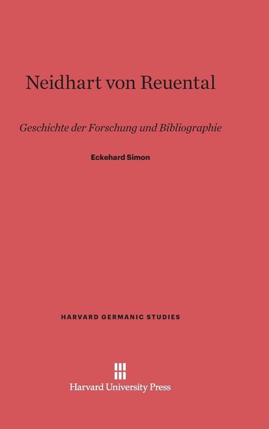 bokomslag Neidhart Von Reuental