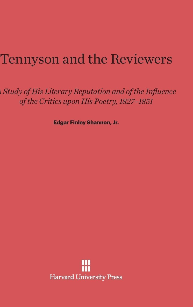 Tennyson and the Reviewers 1